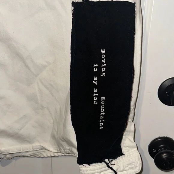 Zara Men's Cream and Black Patch Jacket - Picture 2 of 9